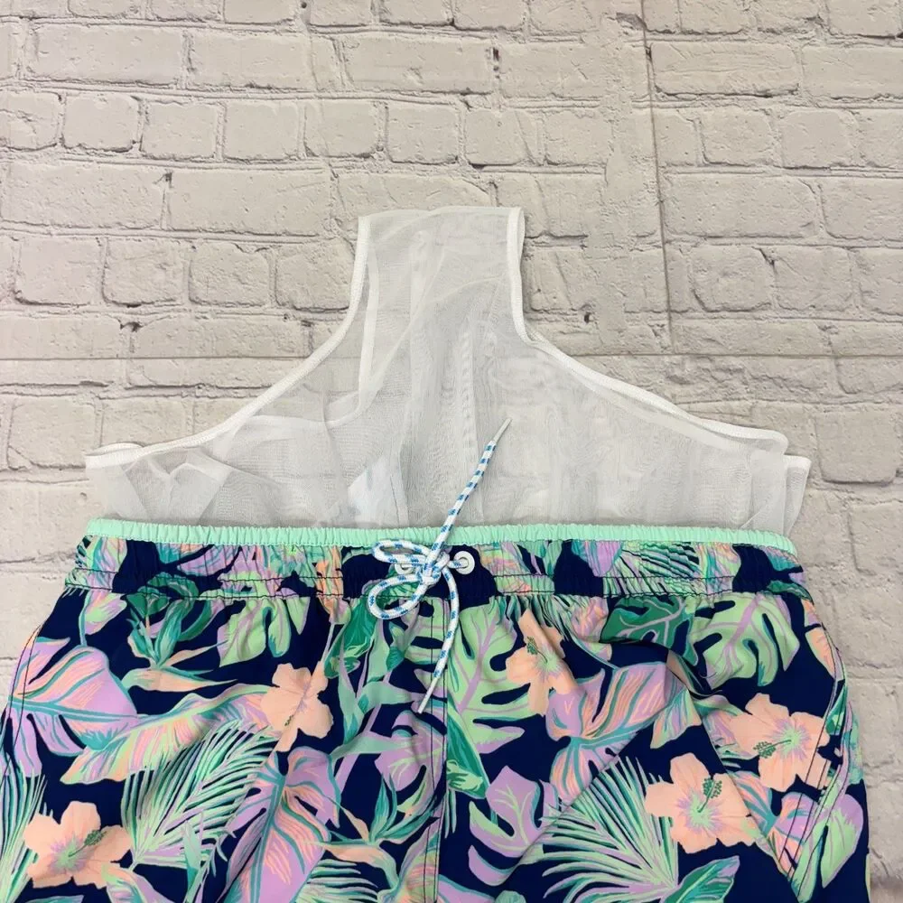 Chubbies Men Swimwear Swim Trunks Shorts Size Large Floral D039 -28